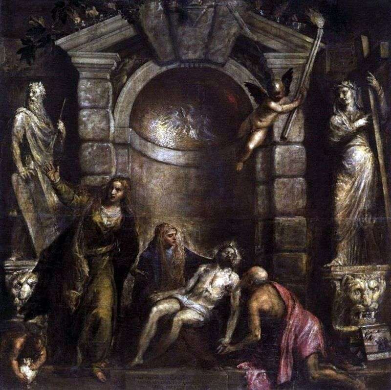 Lamentation of Christ (Pieta) by Titian Vecellio