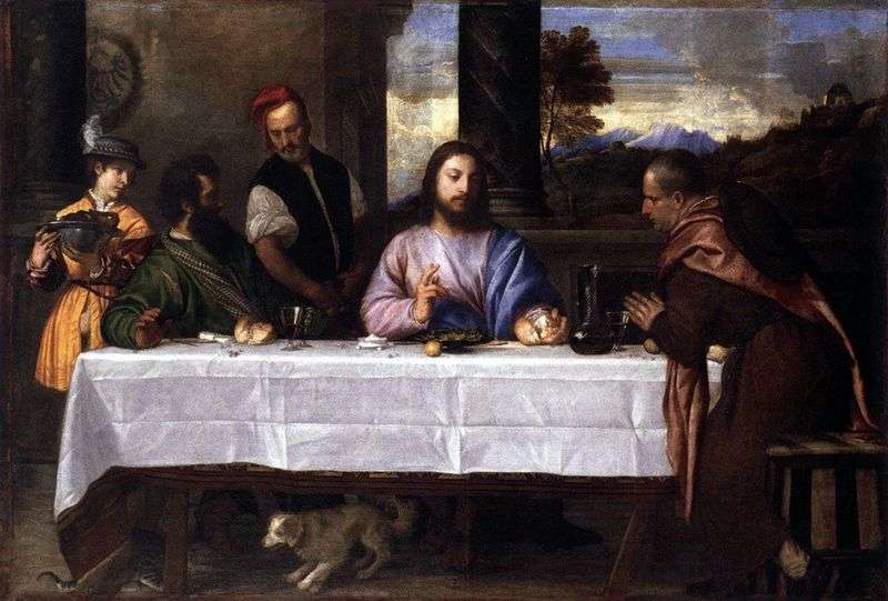 Dinner at Emmaus by Tician Vecellio
