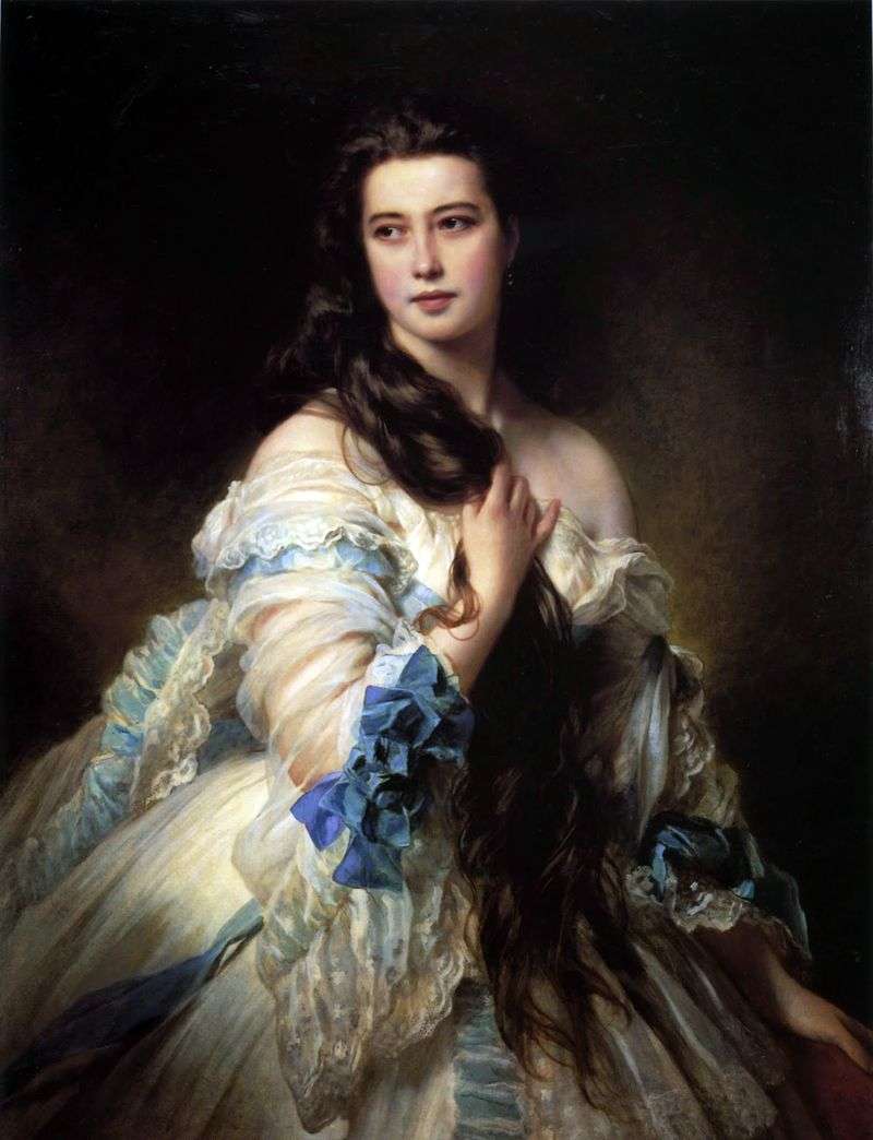 Portrait of VD Rimsky Korsakov by Franz Xaver Winterhalter