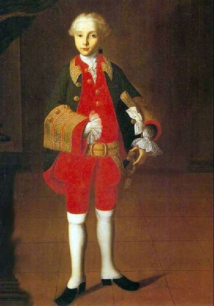 Portrait of Wilhelm Georg Fermor by Ivan Vishnyakov