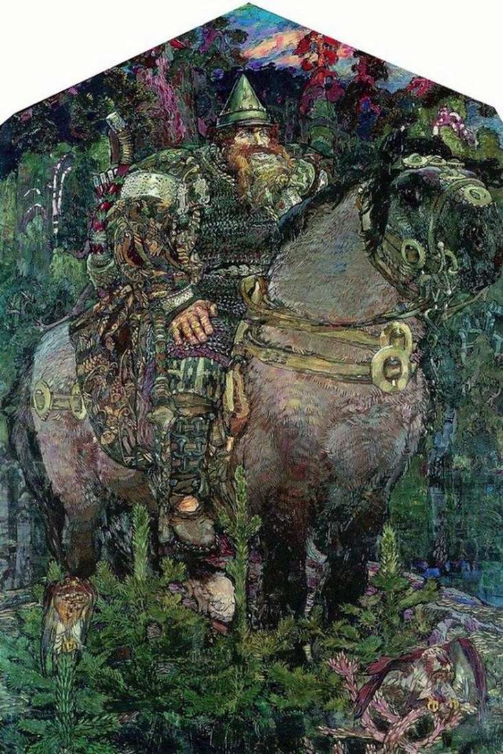 Bogatyr by Mikhail Vrubel