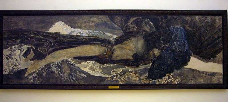 Flying demon by Mikhail Vrubel