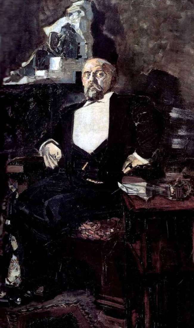 Portrait of Savva Mamontov by Mikhail Vrubel