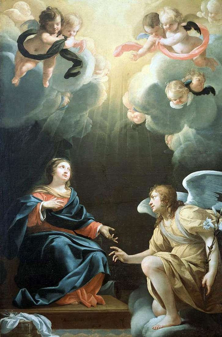 Annunciation by Simon Vouet