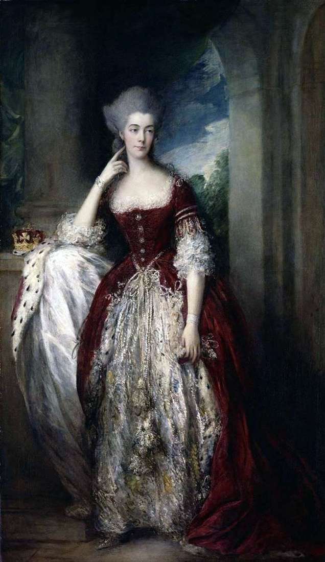 Portrait of Anna, Duchess of Cumberland and Stratham by Thomas Gainsborough