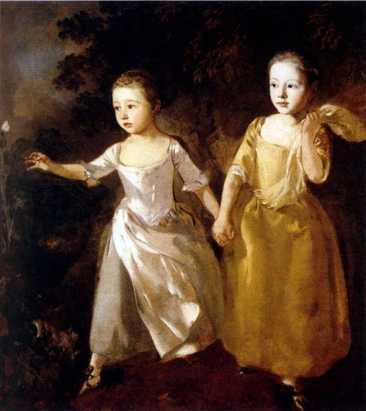 Portrait of the artists daughters by Thomas Gainsborough