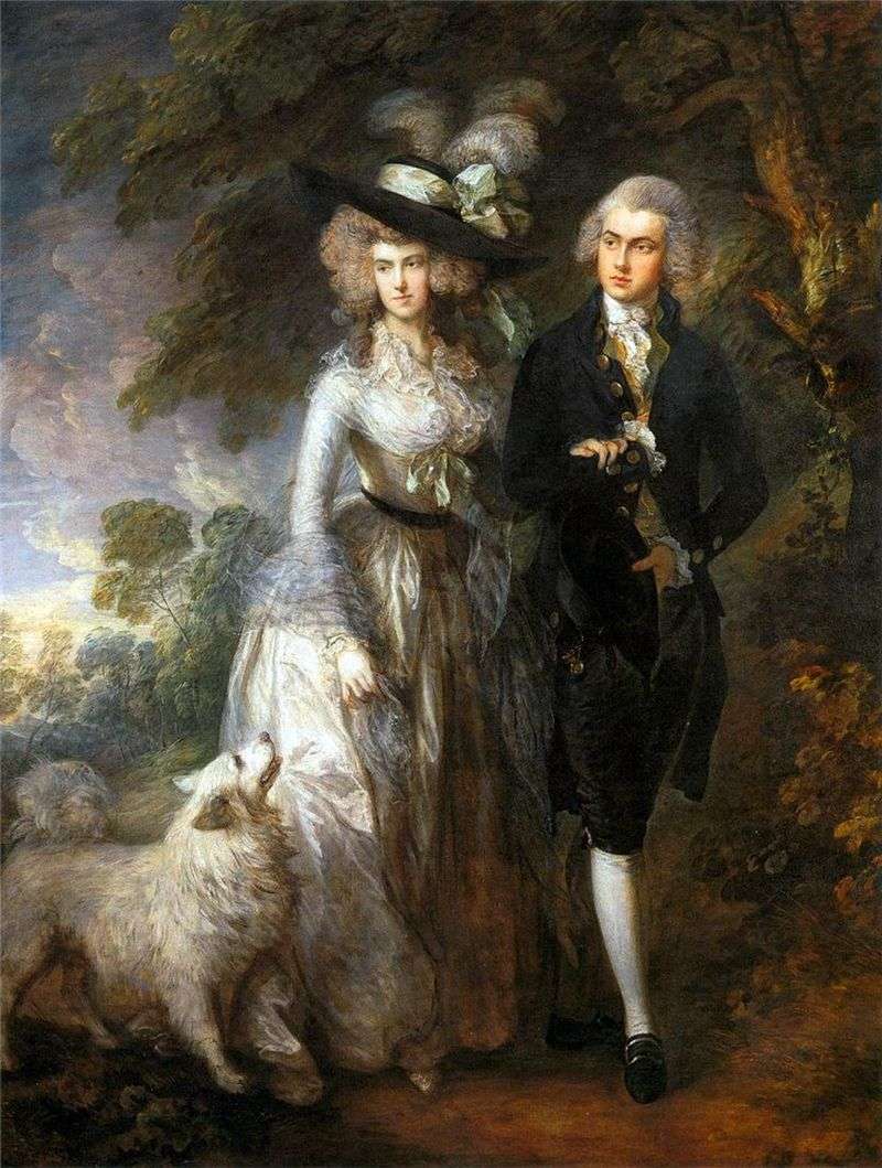 Morning Walk by Thomas Gainsborough