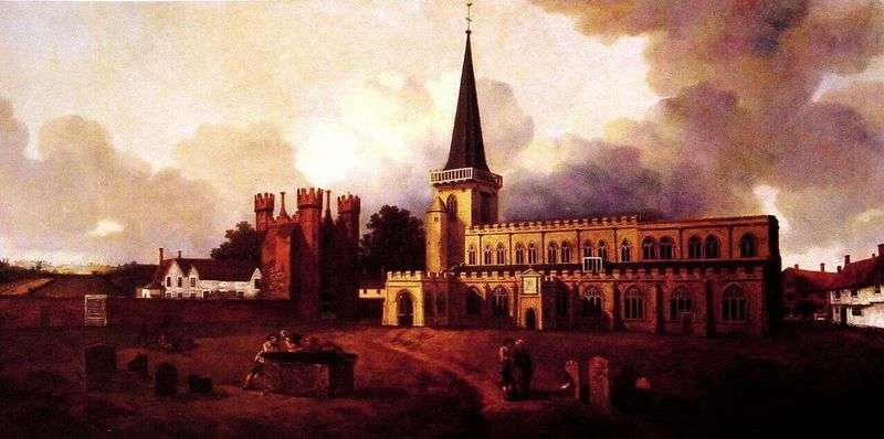 Church of St. Mary by Thomas Gainsborough