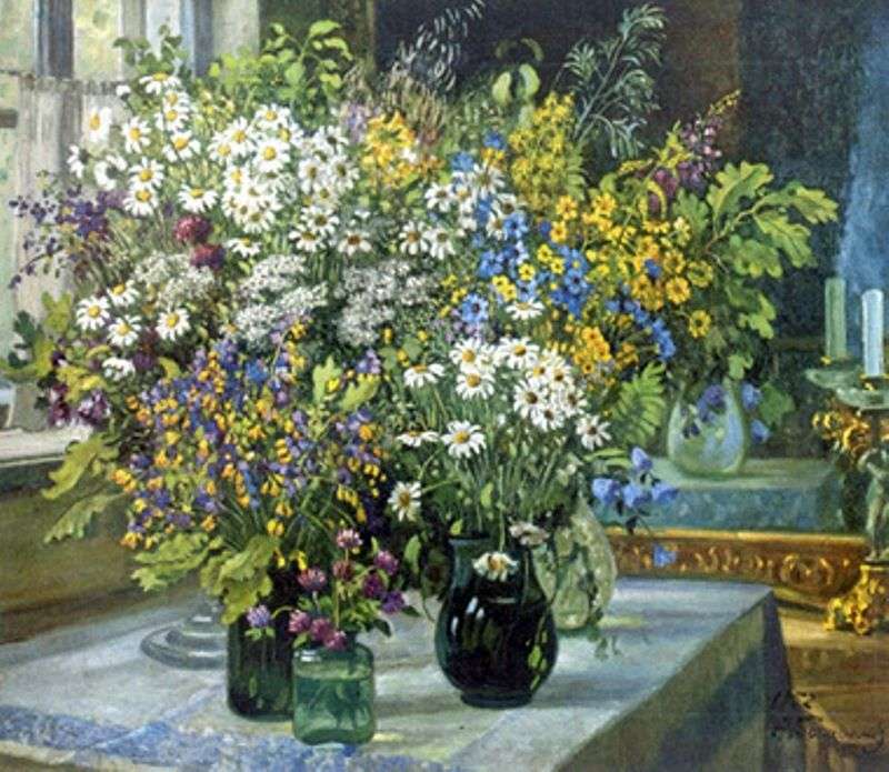 Still life. Wildflowers by Alexander Gerasimov