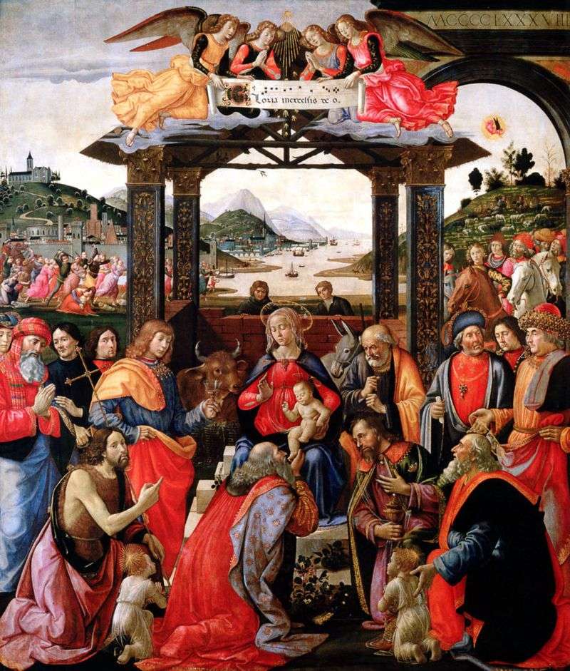 Adoration of the Magi by Domenico Ghirlandaio