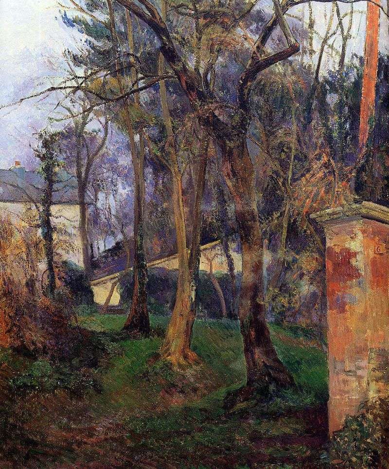 Abandoned garden by Paul Gauguin