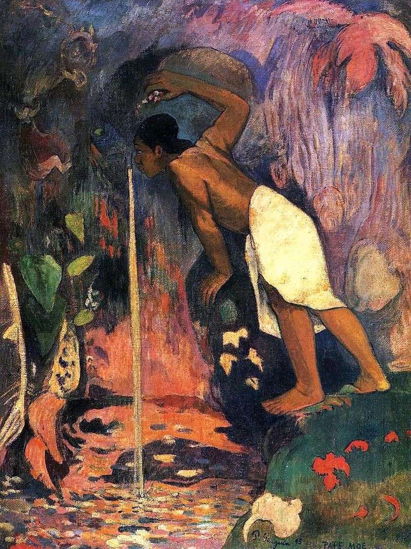 Mysterious Water (Mysterious Spring) by Paul Gauguin