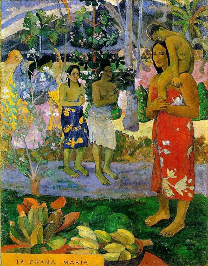 We greet you, Maria by Paul Gauguin
