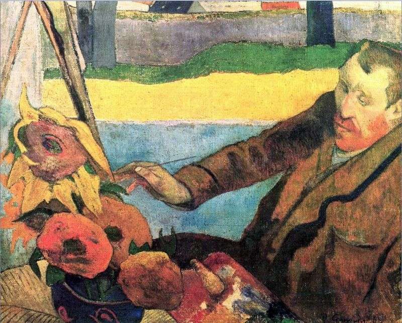 Portrait of Van Gogh by Paul Gauguin