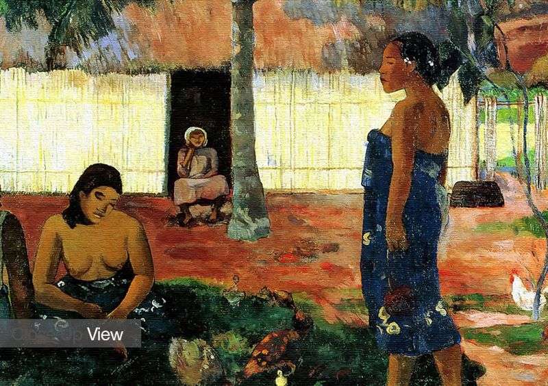 Why are you angry? by Paul Gauguin