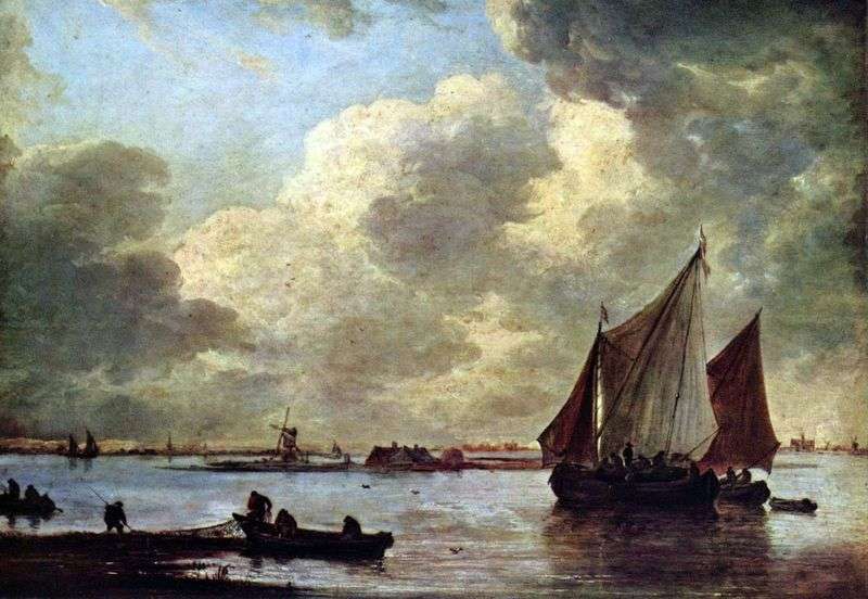 The sea at Haarlem by Jan van Goyen
