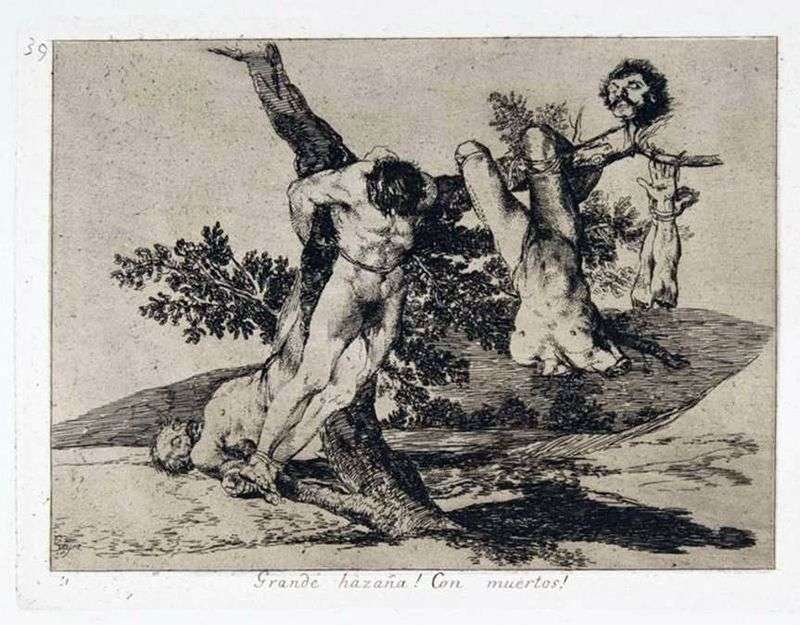 The woes of the war by Francisco de Goya