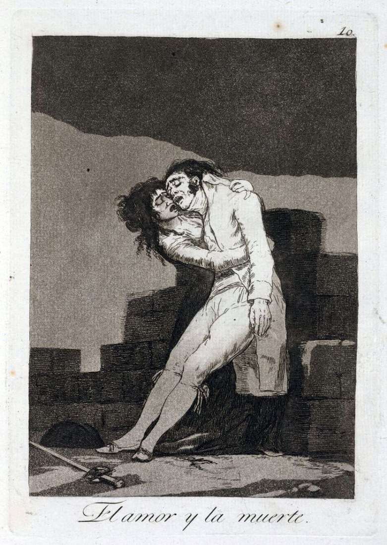 Love and Death by Francisco de Goya