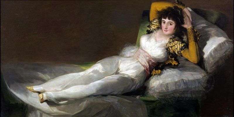 Mach dressed by Francisco de Goya