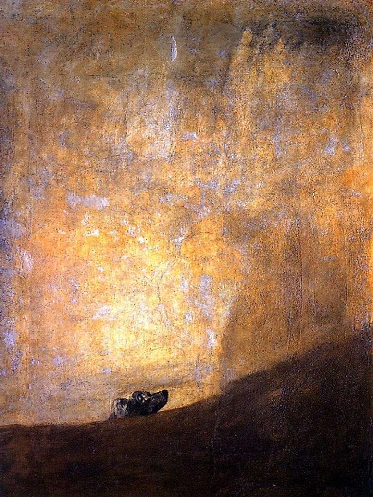 Dog by Francisco de Goya