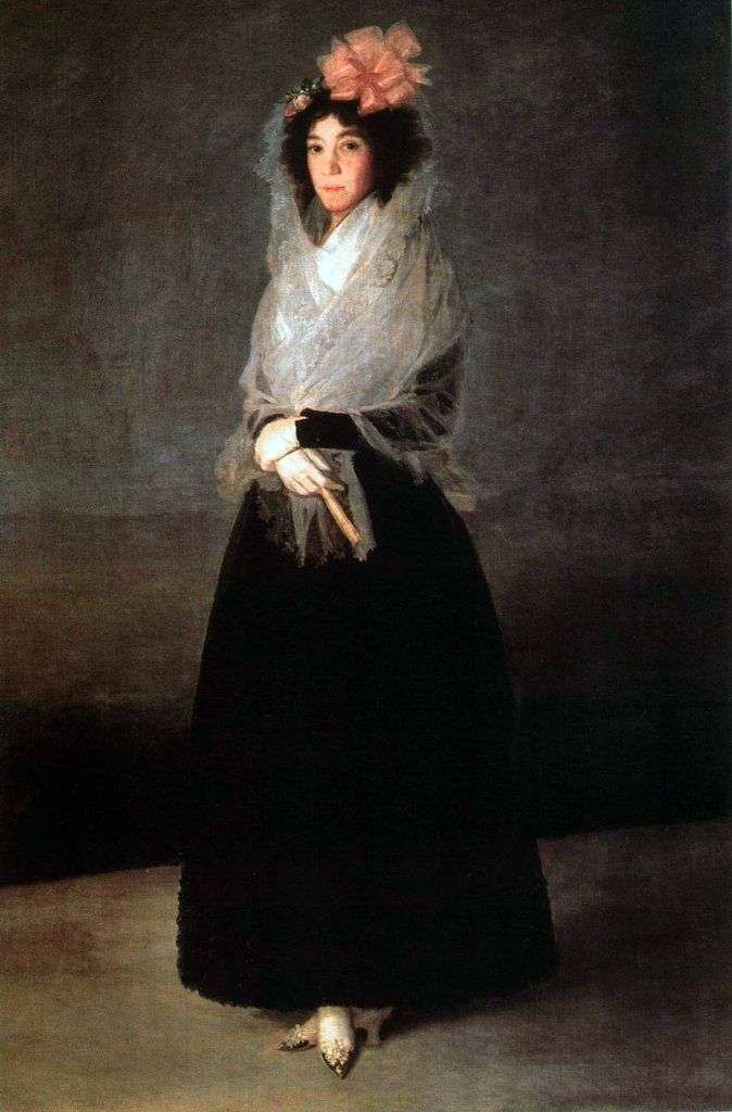 Portrait of Countess Carpio, Marquise de la Solana by Francisco de Goya