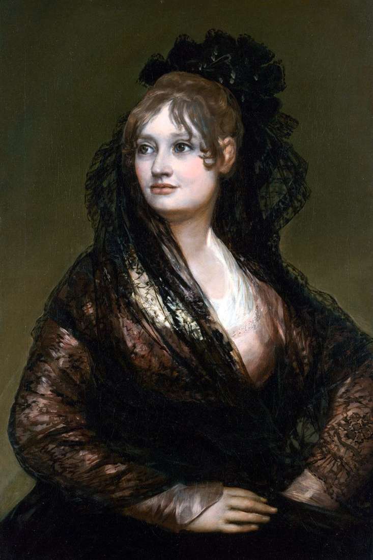 Portrait of Donna Isabel de Porcel by Francisco de Goya