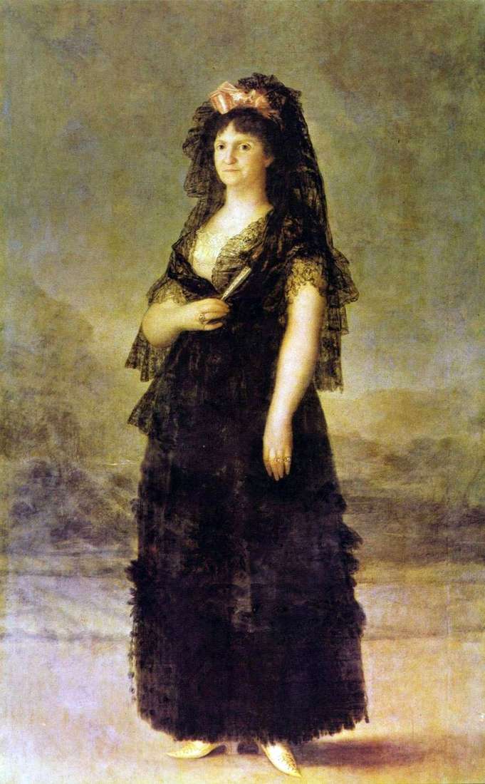 Portrait of Queen Maria Luisa of Parma by Francisco de Goya