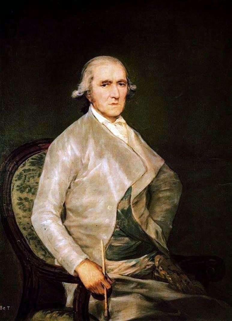 Portrait of Francisco Baieu by Francisco de Goya