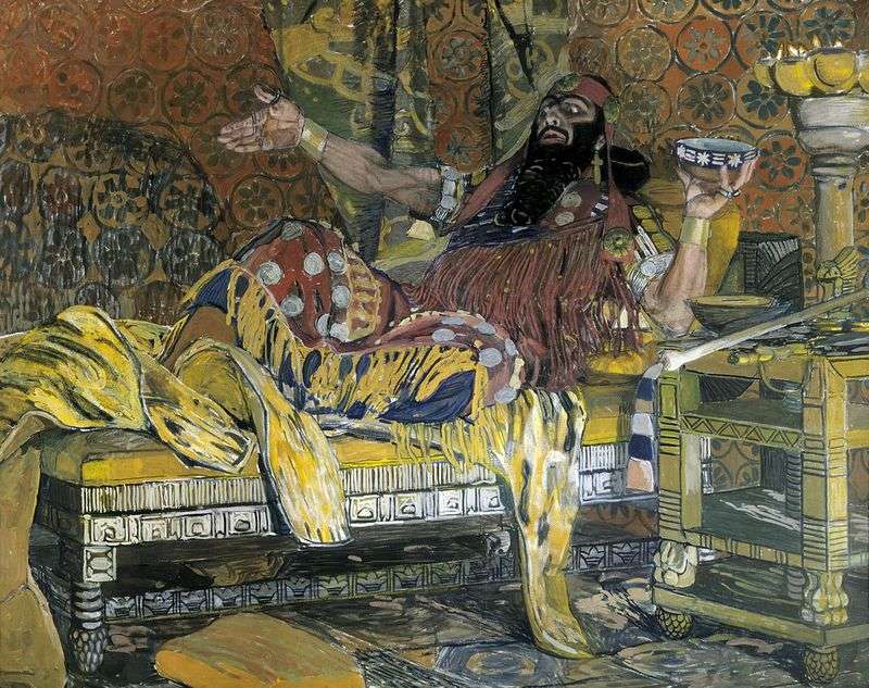 Portrait of FI Shalyapin in the role of Holofernes by Alexander Golovin