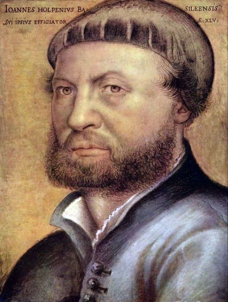 Self Portrait by Hans Holbein