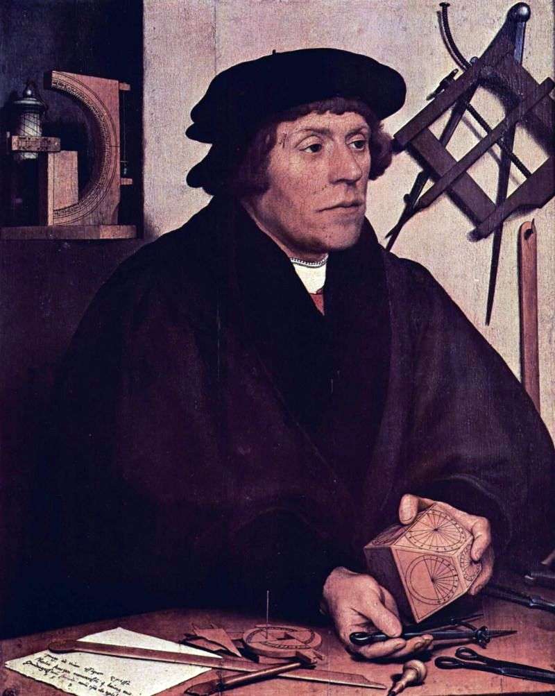 Portrait of the astronomer Nicolas Kratzer by Hans Holbein