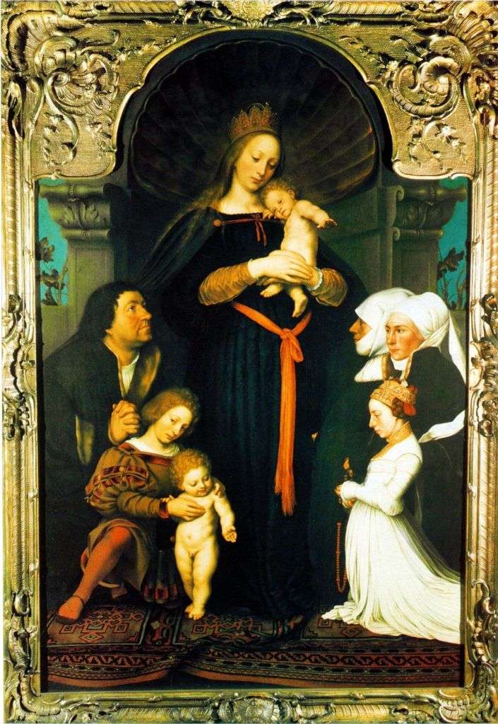 Madonna of Mayor by Hans Holbein