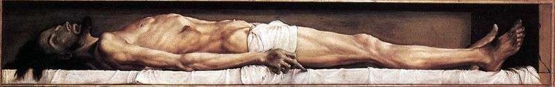 Dead Christ by Hans Holbein