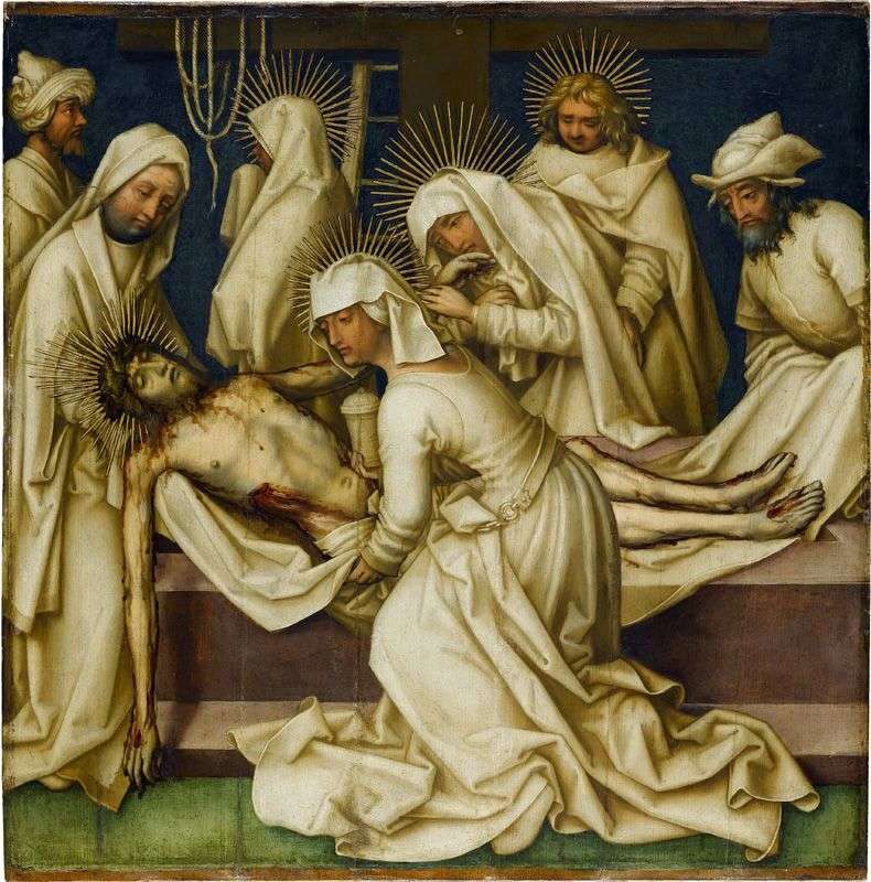 The situation in the coffin by Hans Holbein