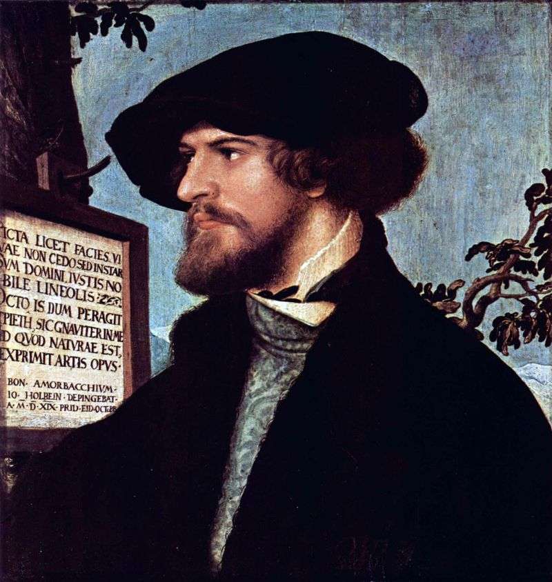 Portrait of Boniface of Amerbach by Hans Holbein