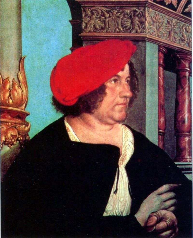 Portrait of Mayor Jacob Meyer by Hans Holbein