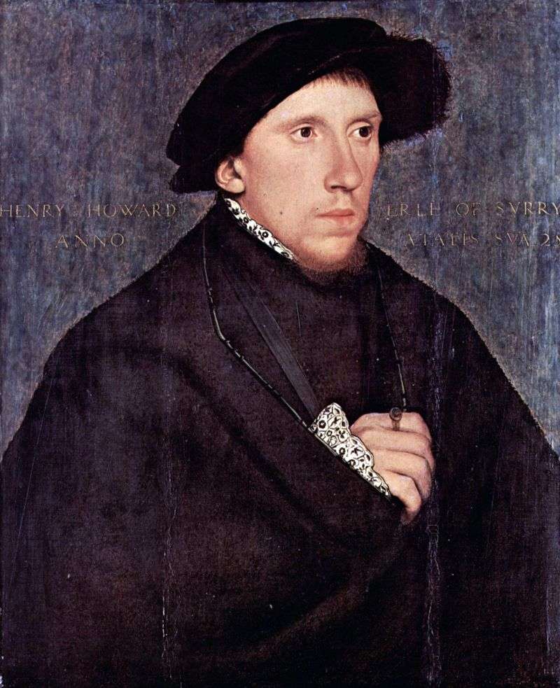 Portrait of Henry Howard by Hans Holbein