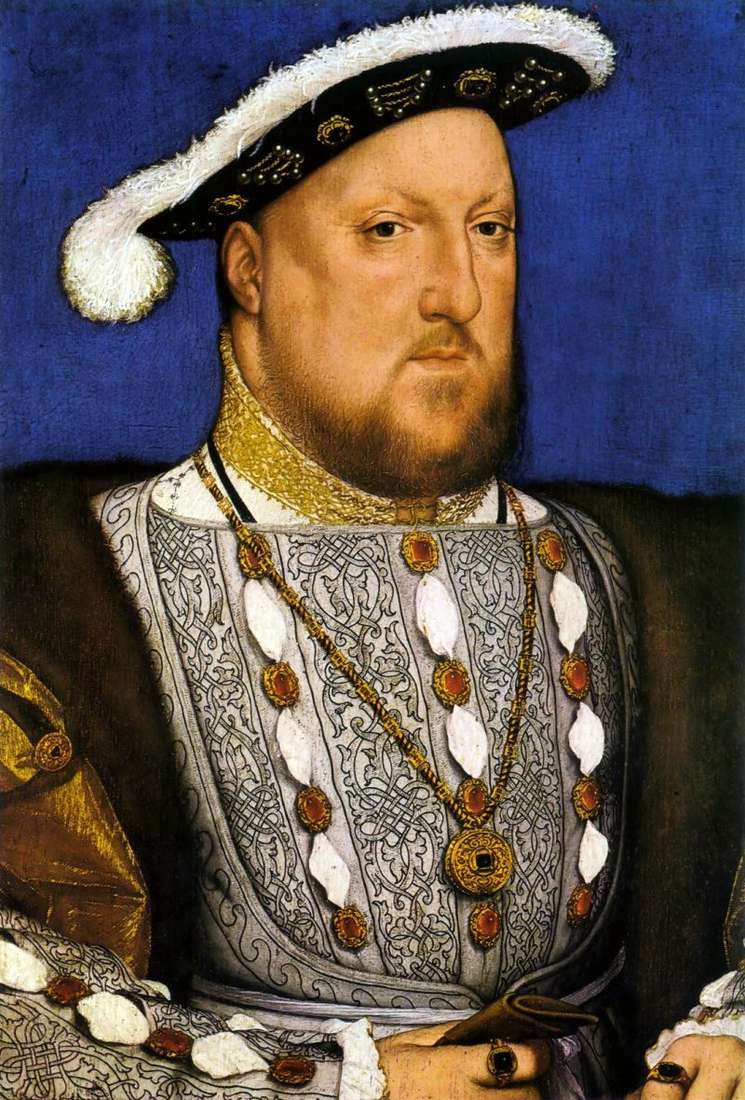 Portrait of Henry VIII by Hans Holbein