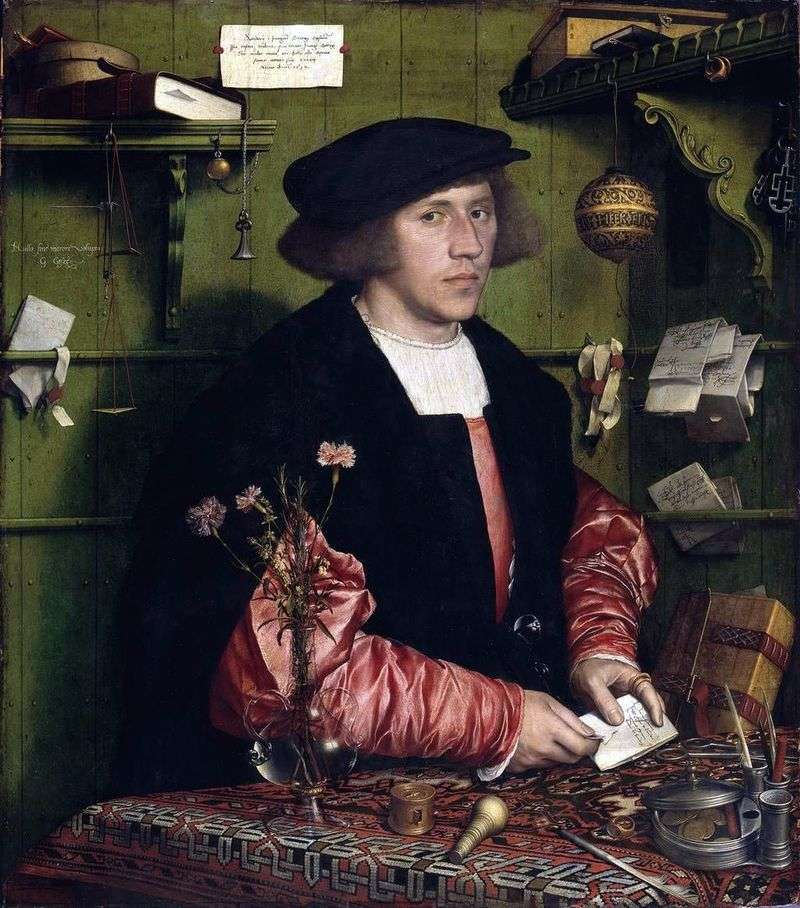 Portrait of George Guissé by Hans Holbein