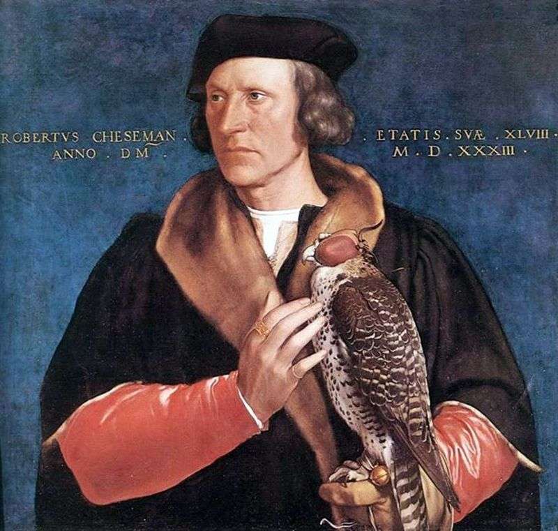 Portrait of Robert Cheesman by Hans Holbein