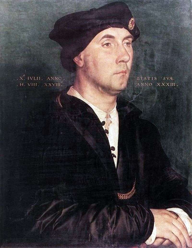 Portrait of Sir Richard Southwell by Hans Holbein