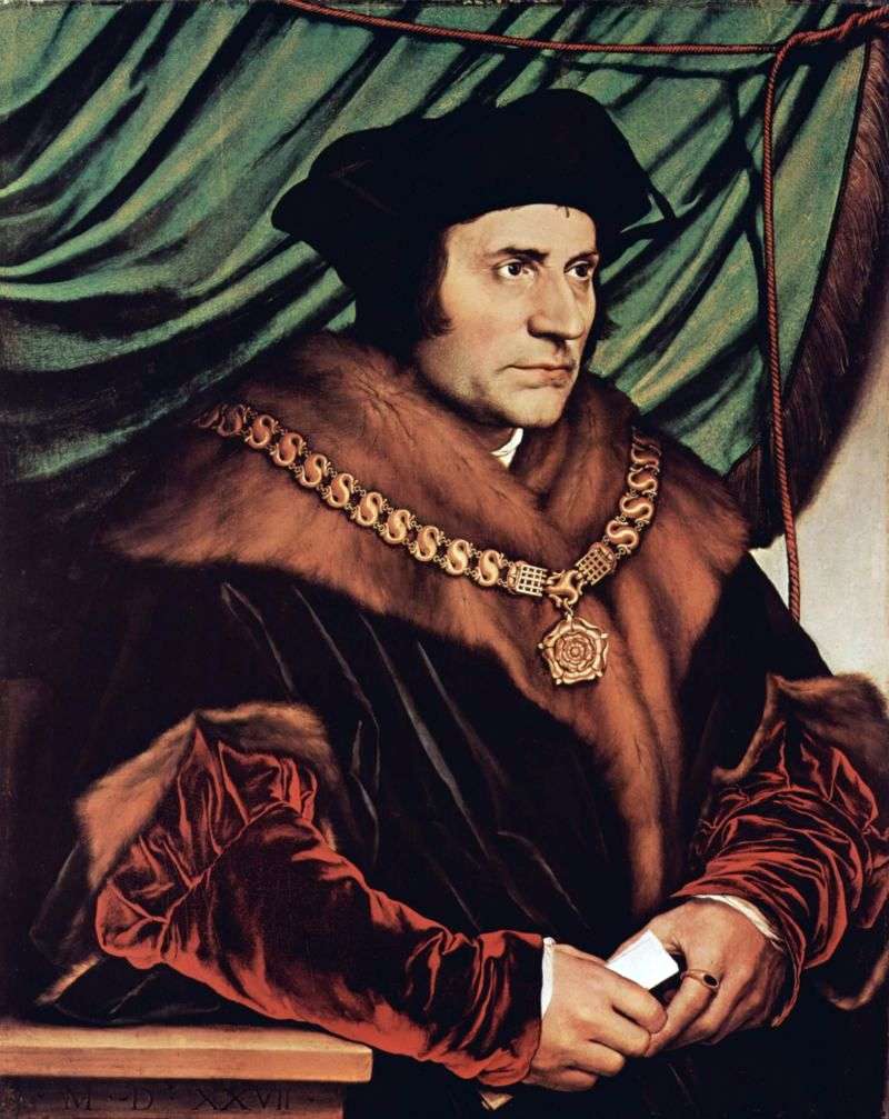 Portrait of Sir Thomas More by Hans Holbein