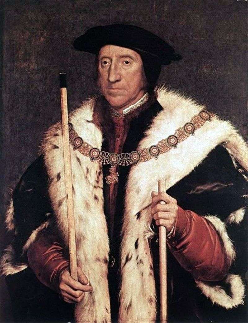 Portrait of Thomas Howard, Duke of Norfolk by Hans Holbein