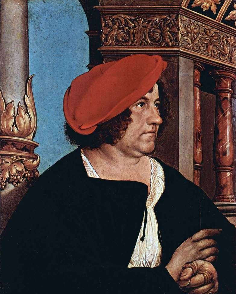 Portrait of Jacob Mayer by Hans Holbein