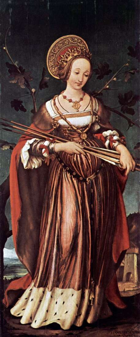 Saint Ursula by Hans Holbein