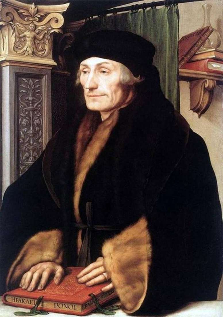 Erasmus of Rotterdam by Hans Holbein