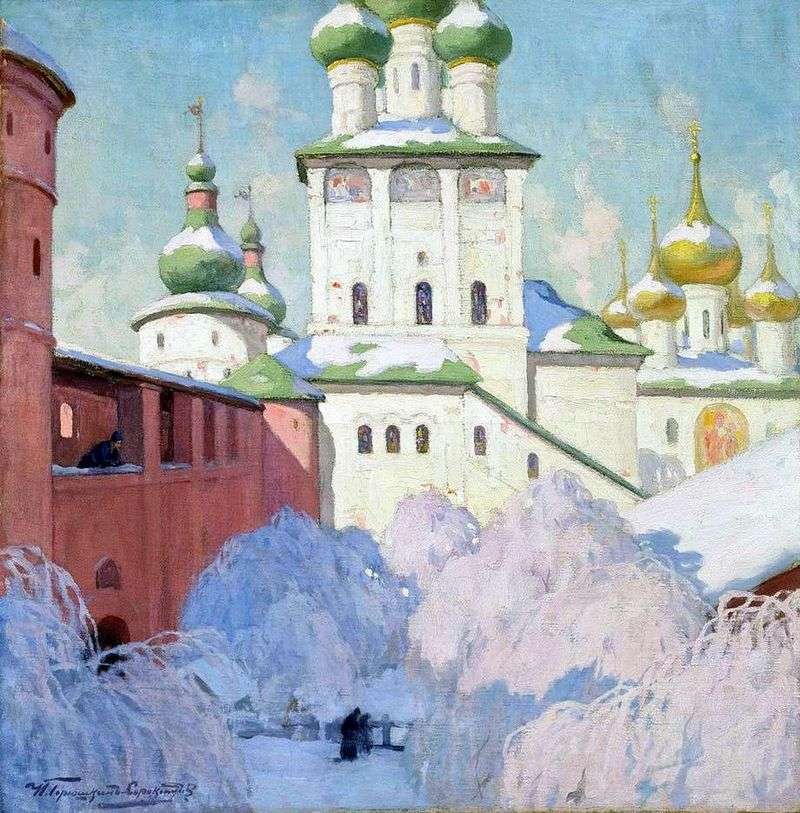 Winter. The Rostov Kremlin by Ivan Goryushkin Sorokopudov