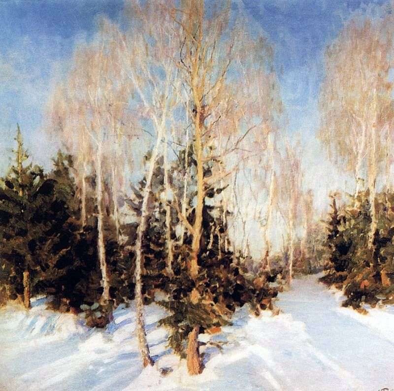 Winter landscape by Igor Grabar