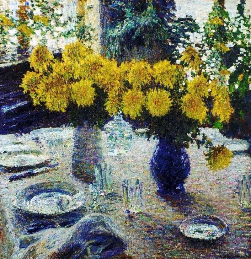 Chrysanthemums by Igor Grabar