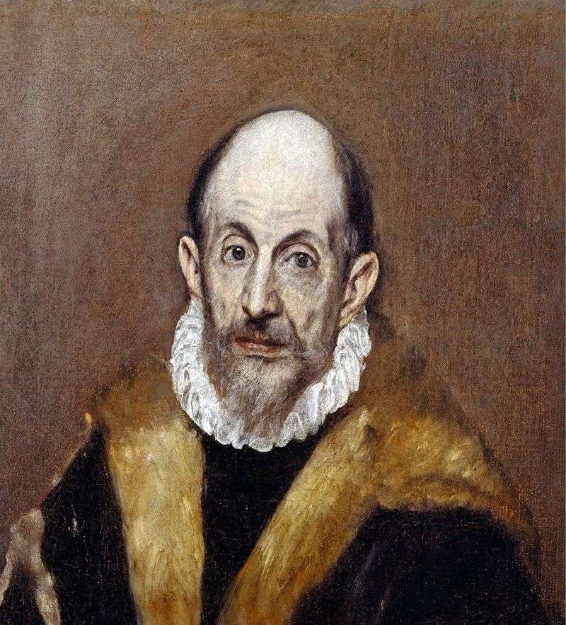 Self portrait by El Greco